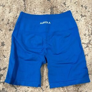 aurola seamless workout shorts- blue 💙
